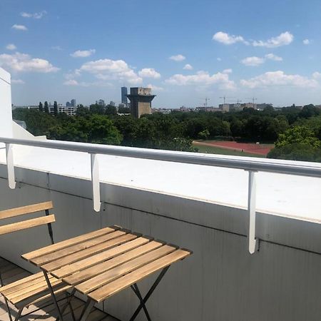 Augartenblick Penthaus 14 - Blick Zum Riesenrad Vienna Luaran gambar