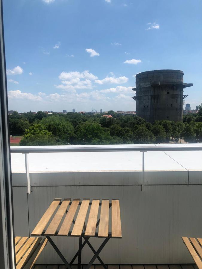 Augartenblick Penthaus 14 - Blick Zum Riesenrad Vienna Luaran gambar