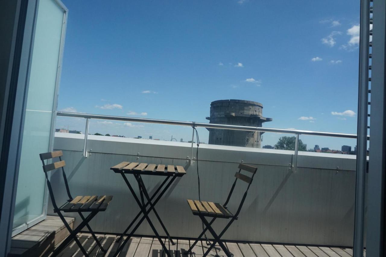 Augartenblick Penthaus 14 - Blick Zum Riesenrad Vienna Luaran gambar