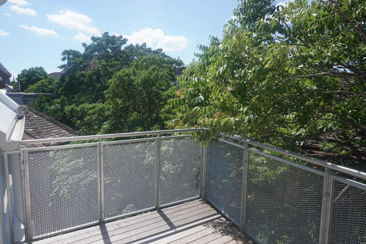 Augartenblick Penthaus 14 - Blick Zum Riesenrad Vienna Luaran gambar