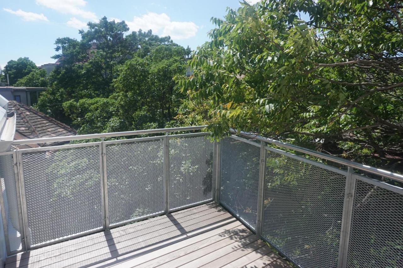 Augartenblick Penthaus 14 - Blick Zum Riesenrad Vienna Luaran gambar